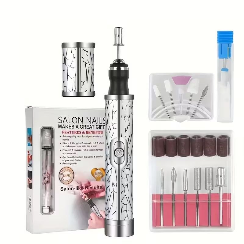 جهاز العناية بالأظافر الكهربائي اللاسلكي 4 في 1