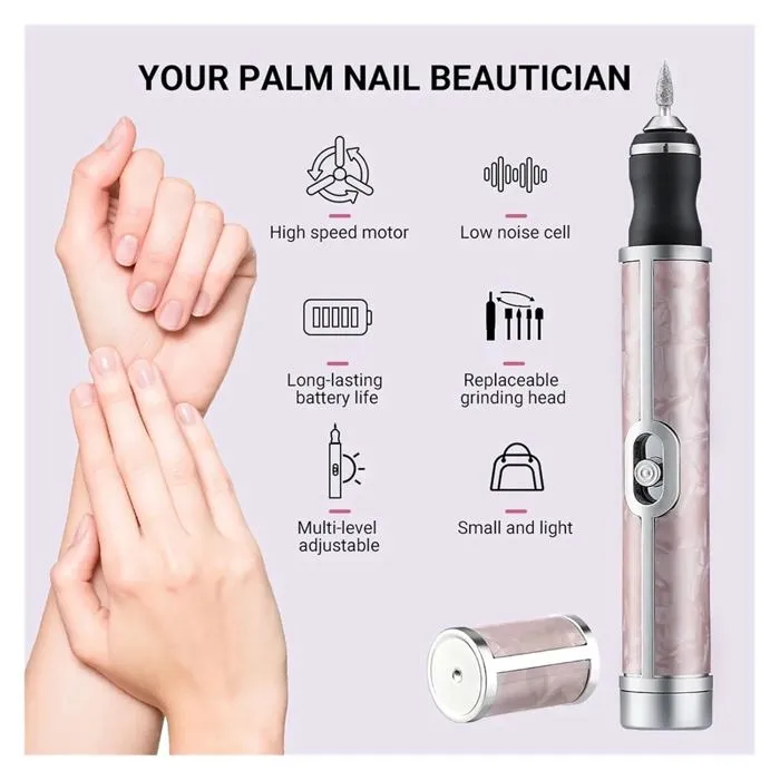 جهاز العناية بالأظافر الكهربائي اللاسلكي 4 في 1 - الصورة 4